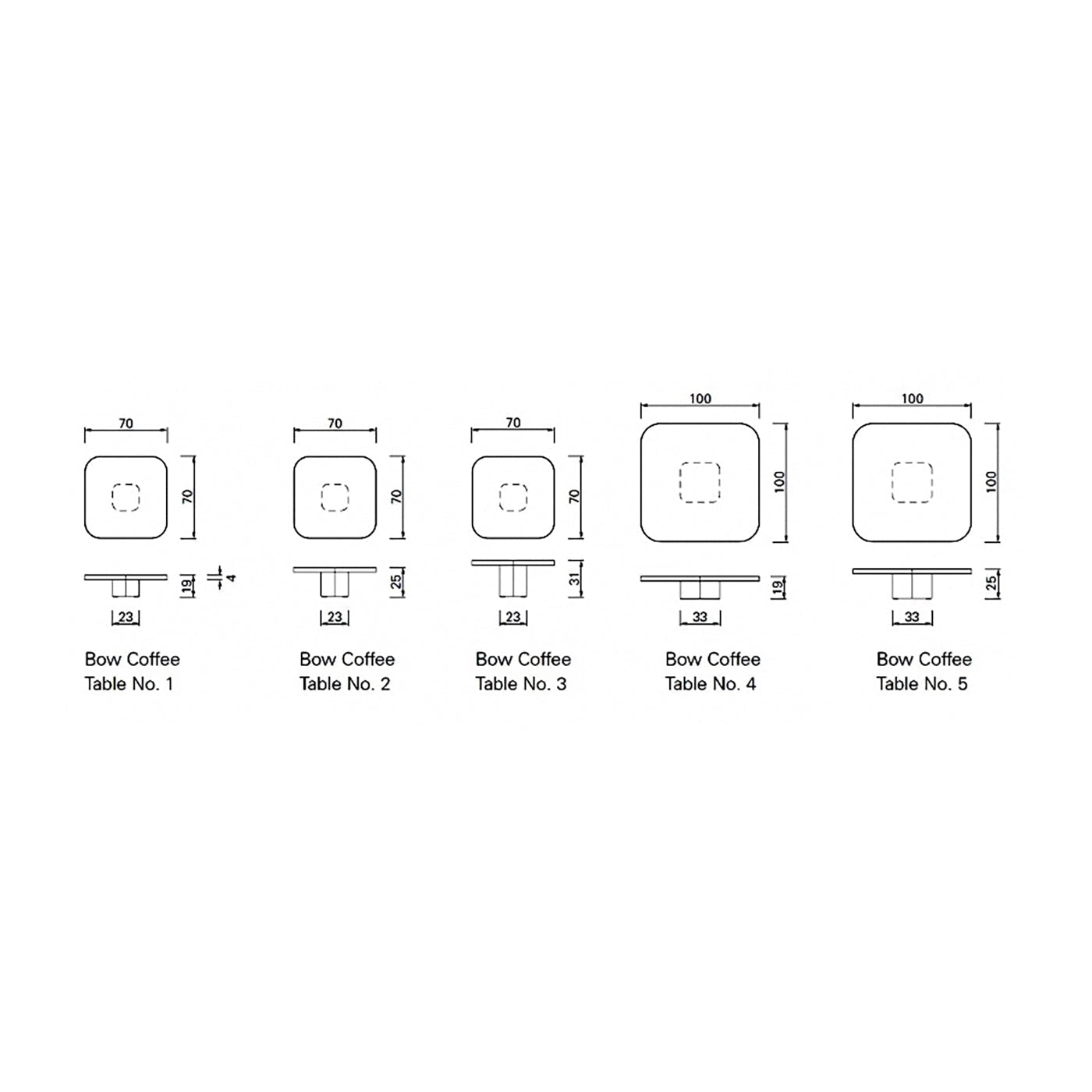 Bow Coffee Table - Bronze image 11