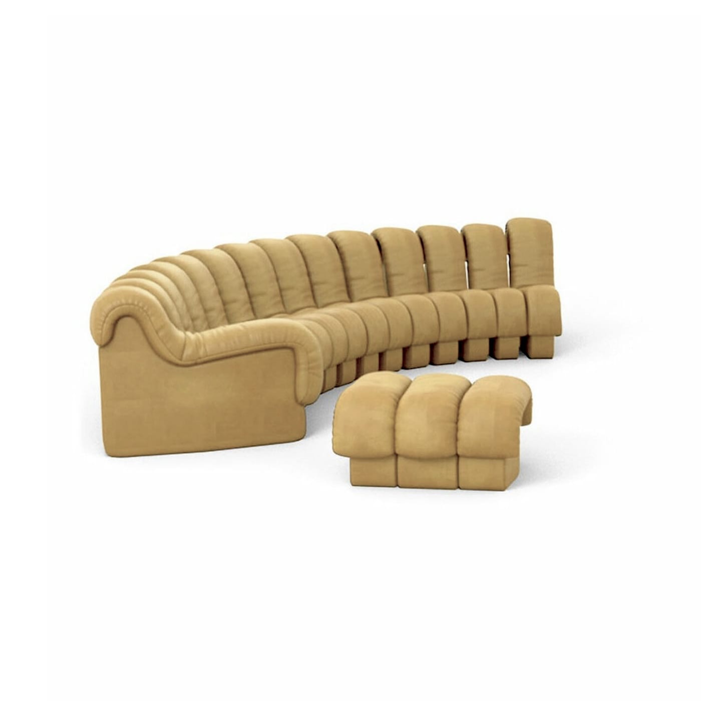 DS-600 Snake Sofa & Ottoman image 5