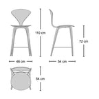 Cherner Upholstered Barstool image 9
