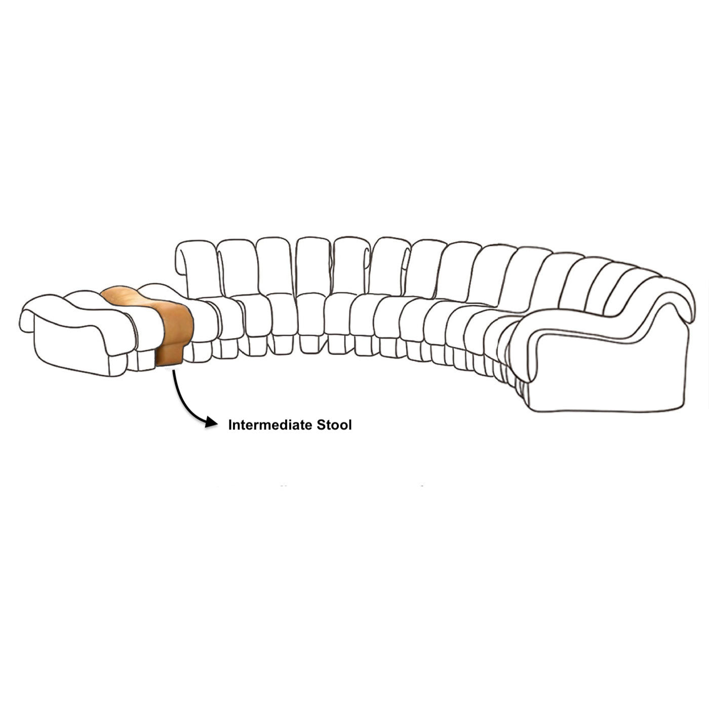DS-600 Stool Intermediate Element image 1
