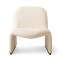 Alky Chair in bouclé fabric - Giancarlo Piretti Inspired Armchair | Modern Approach