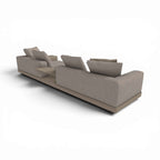 Camden 3-Seater Sofa with Chaise & Flap Table - Fabric