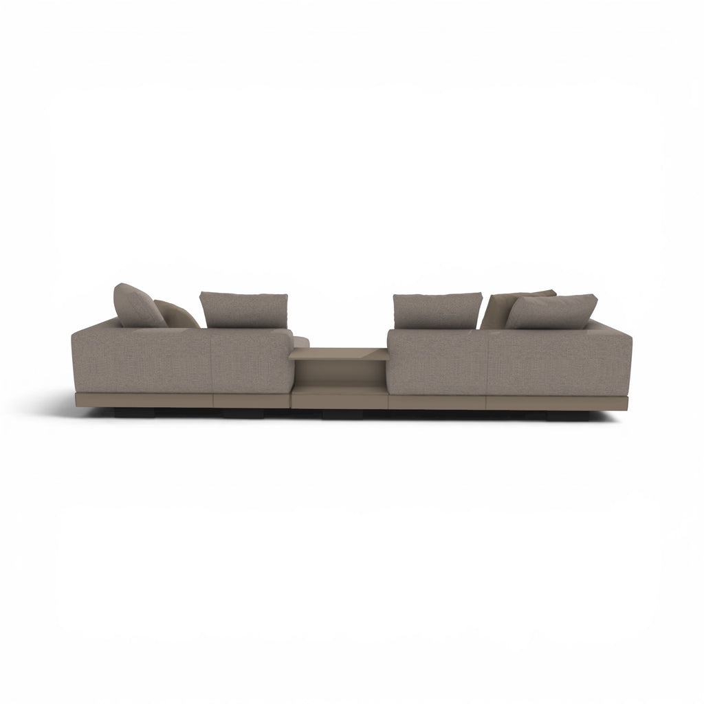 Camden 3-Seater Sofa with Chaise & Flap Table