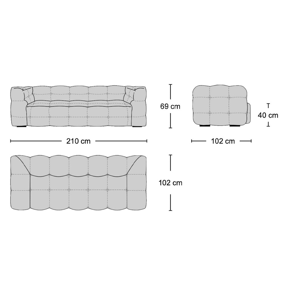 Boba 2-Seater Sofa image 6