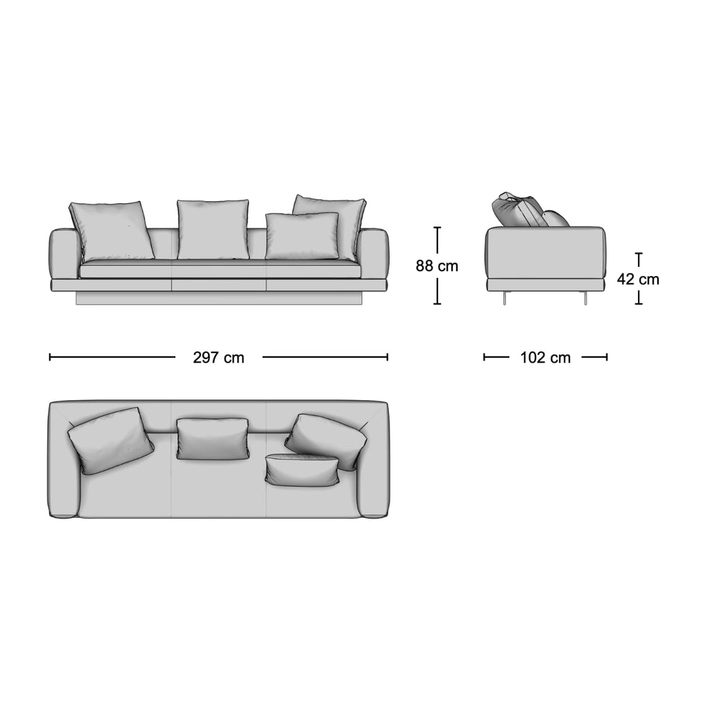 Camden 3-Seater Sofa