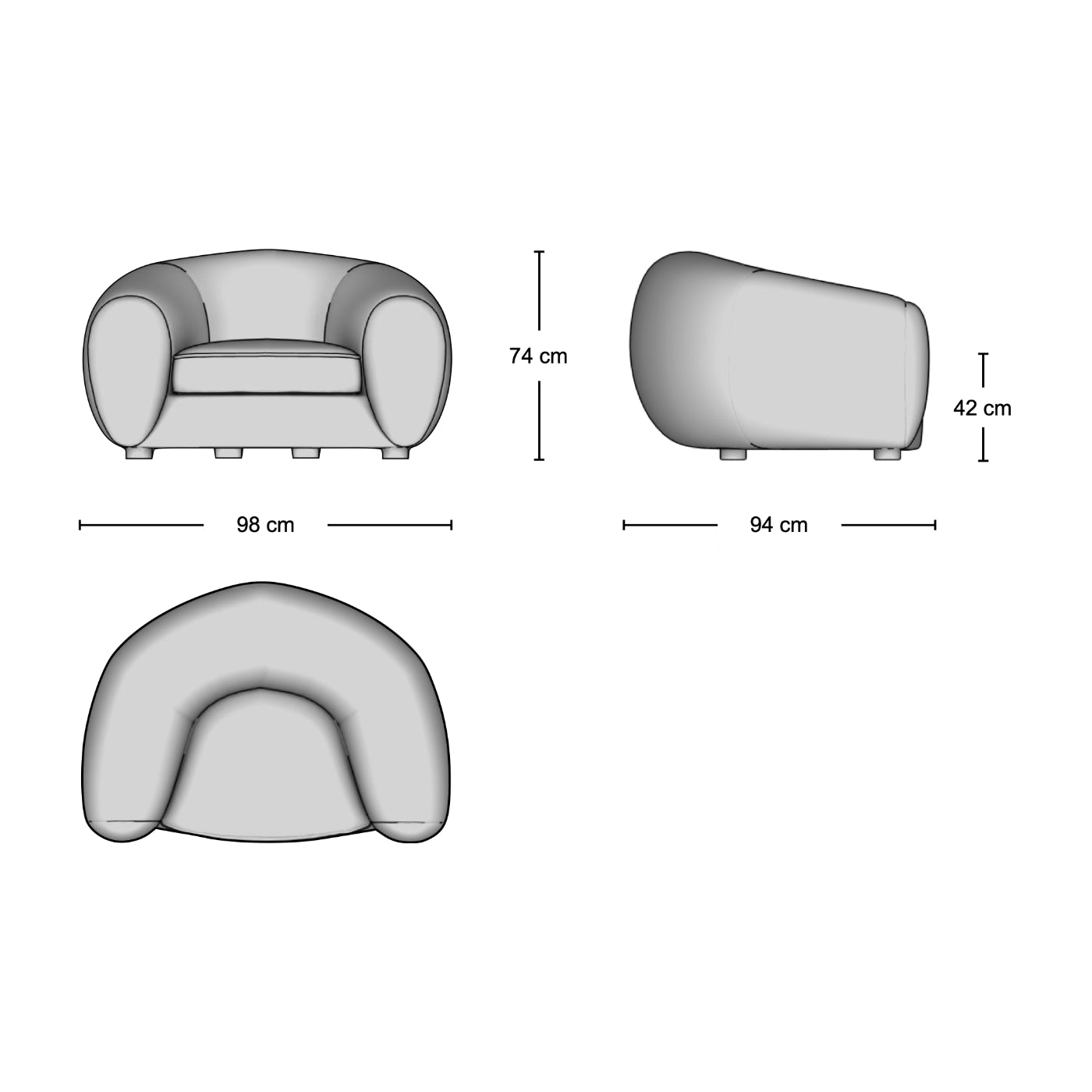 Polar Bear Armchair