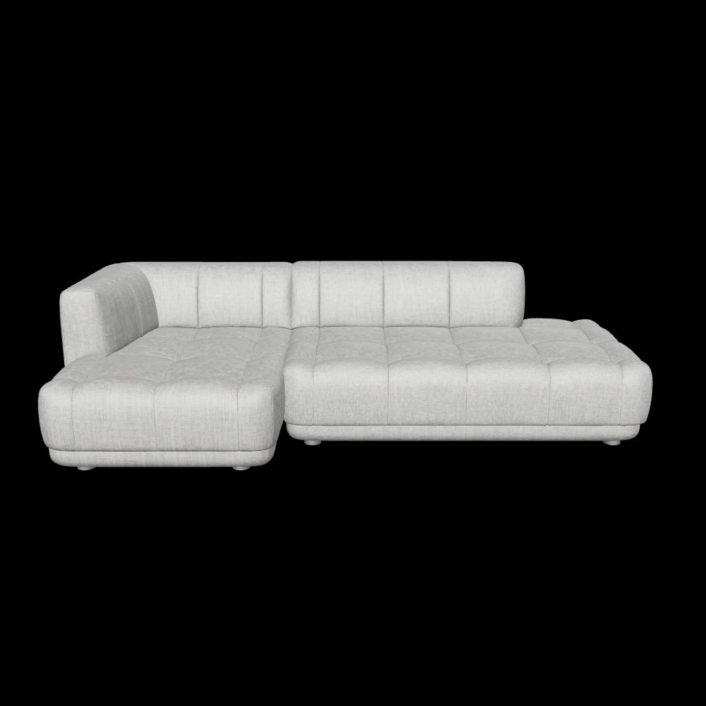 Quilton Open End Sectional Sofa with Chaise 