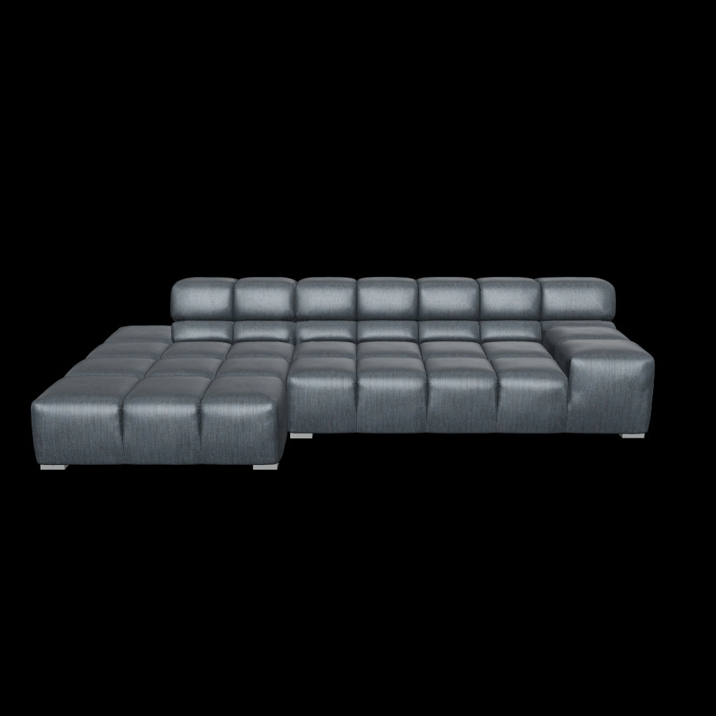 Tufty 2-Seater Sofa with open chaise | Modern Approach