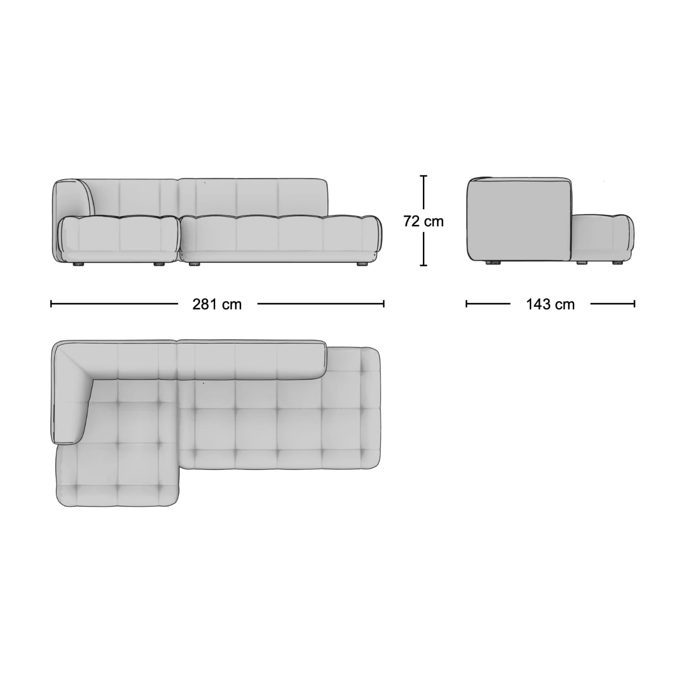 Quilton Sofa - Combo 5
